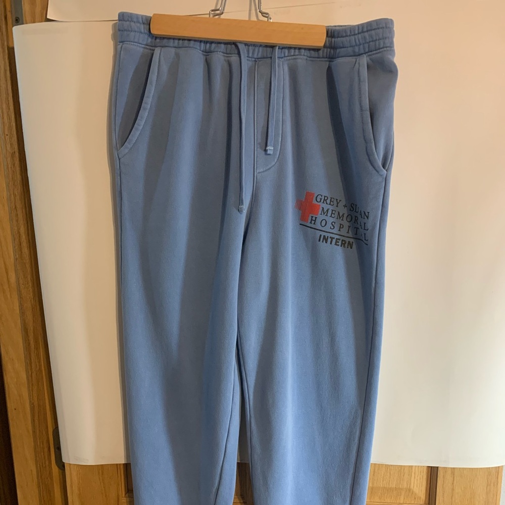 Blue Grey Sloan Memorial Hospital Sweatpants
